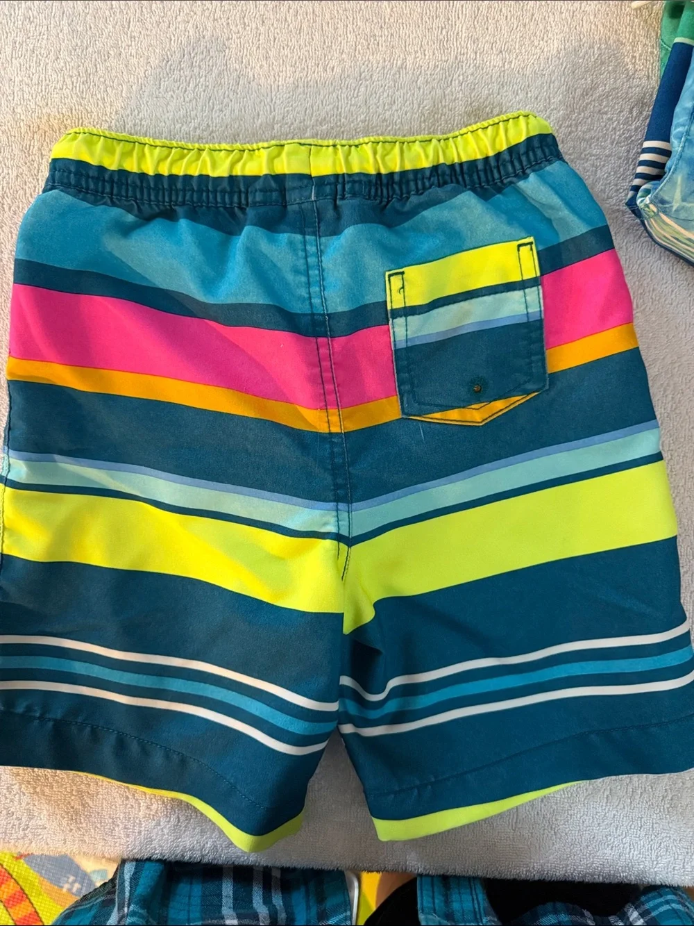 Boys Lands End swim trunks bundle